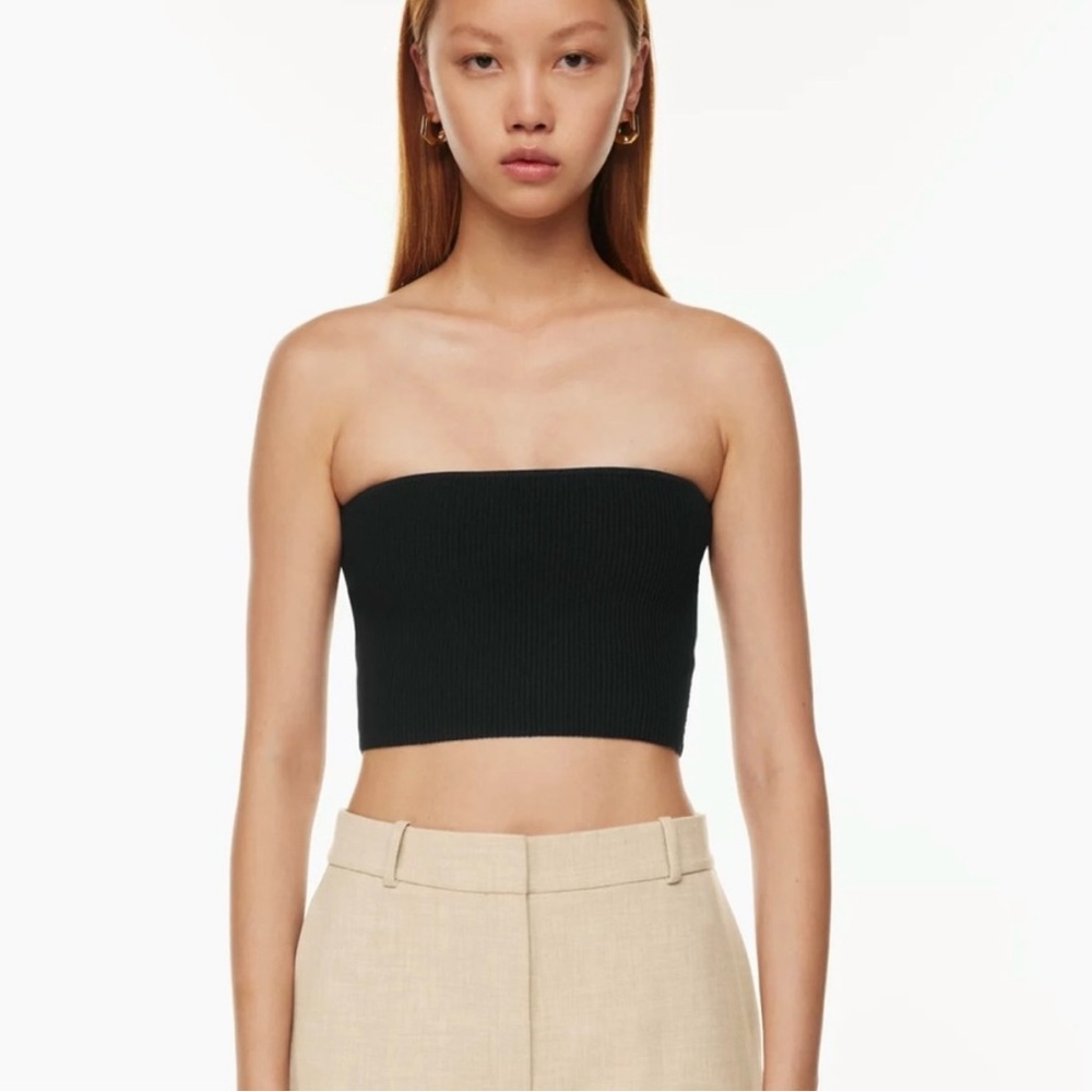 Aritzia Babaton Sculpt Knit Cropped Tube Top